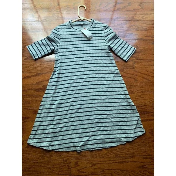 Uniqlo | Dresses | Uniqlo Strip Aline Short Dress Size Xs New With Tag |  Poshmark
